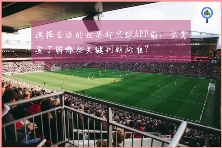 选择合适的世界杯买球APP前，你需要了解哪些关键判断标准？