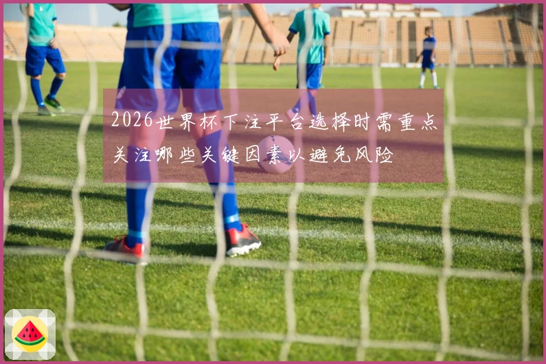 2026世界杯下注平台选择时需重点关注哪些关键因素以避免风险